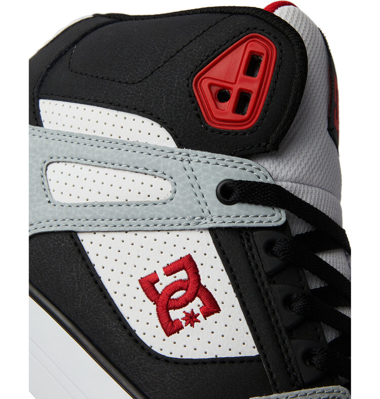 DC DC Pure High-Top Wc | Black/Grey/Red