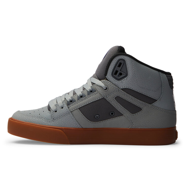 DC DC Pure High-Top Wc | Grey/White/Grey