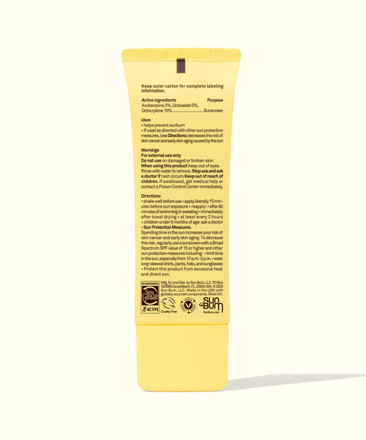Sun Bum Original Glow SPF 30 Sunscreen Face Lotion | 2 Oz