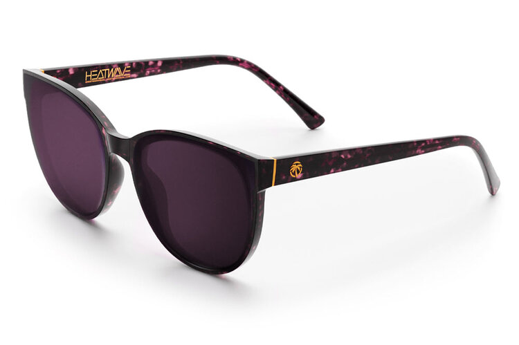 Heat Wave Carat Sunglass | Velvet Tortoise Frame / Purple Polarized