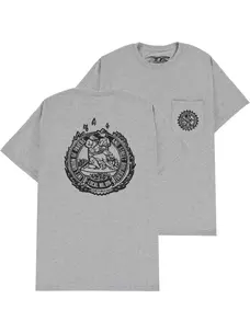 Antihero Antihero Union18 Eagle S/S Pocket Tee | Athletic Heather