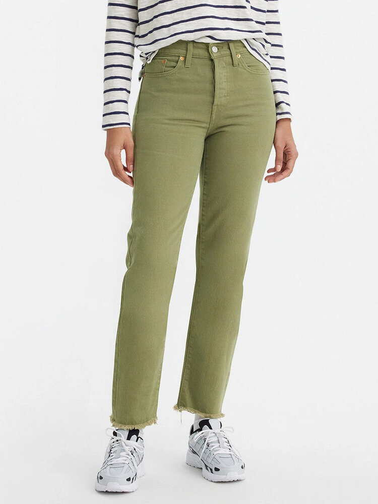 Levi's Wedgie Straight Jeans | Steeped Lichen Green