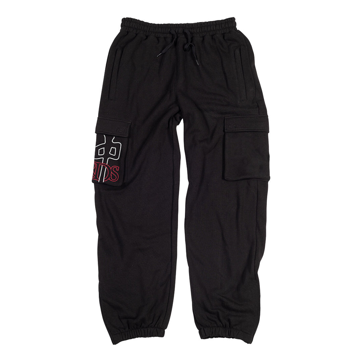 RDS OG Outline Cargo Sweatpant Black White Red