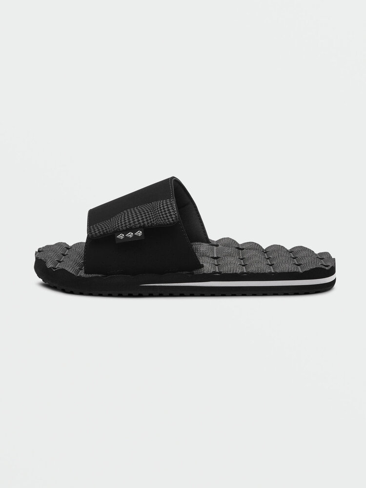 Volcom Recliner Slide | Black White