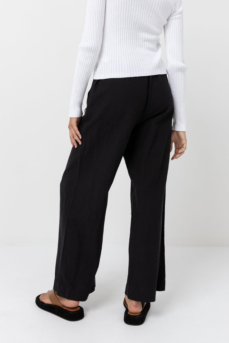 Rhythm Classic Drawstring Pant | Black