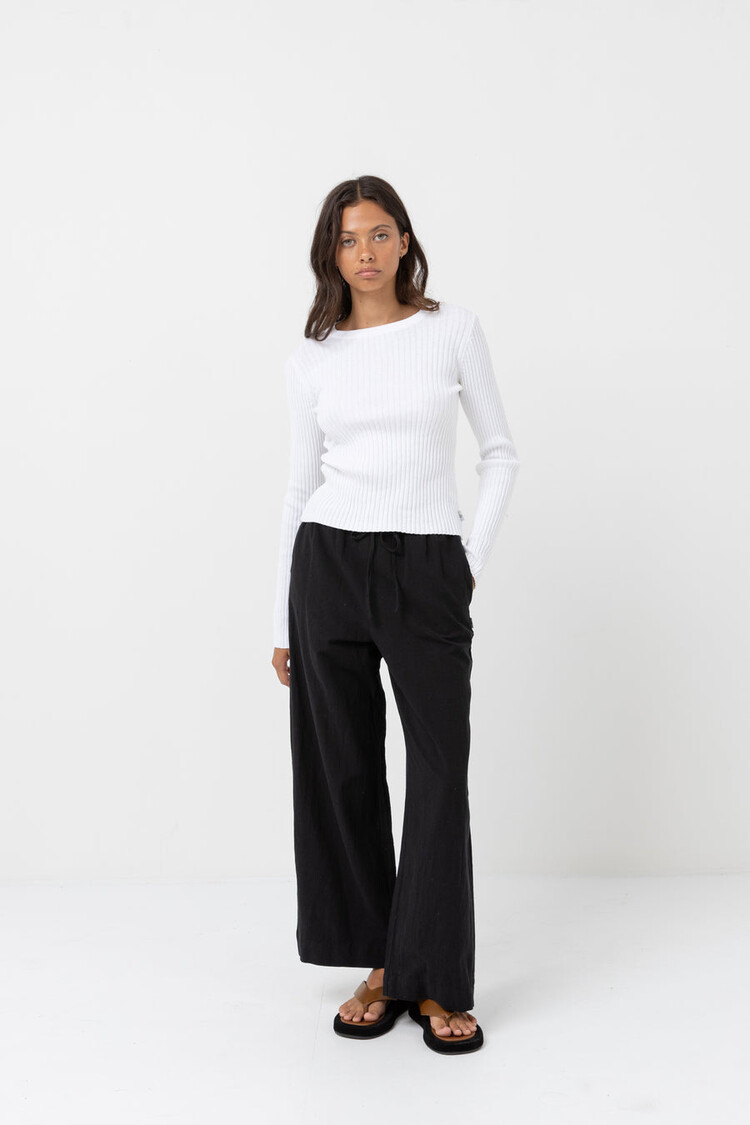 Rhythm Classic Drawstring Pant | Black