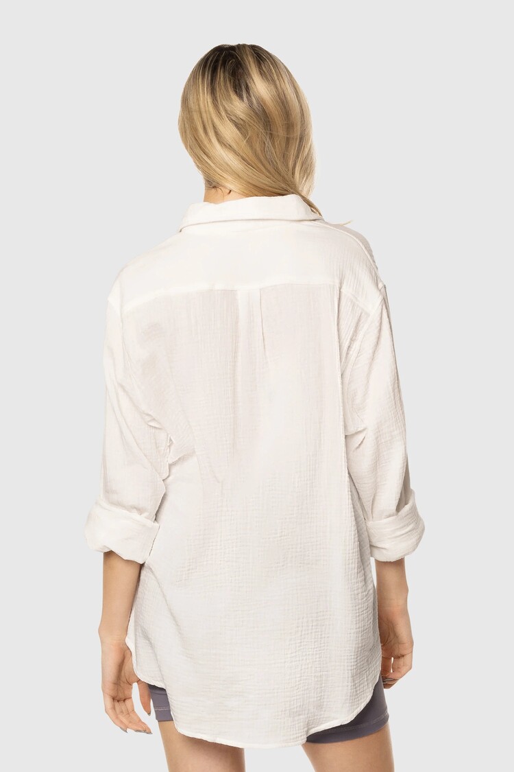 TEAMLTD Boatday Button Up | White