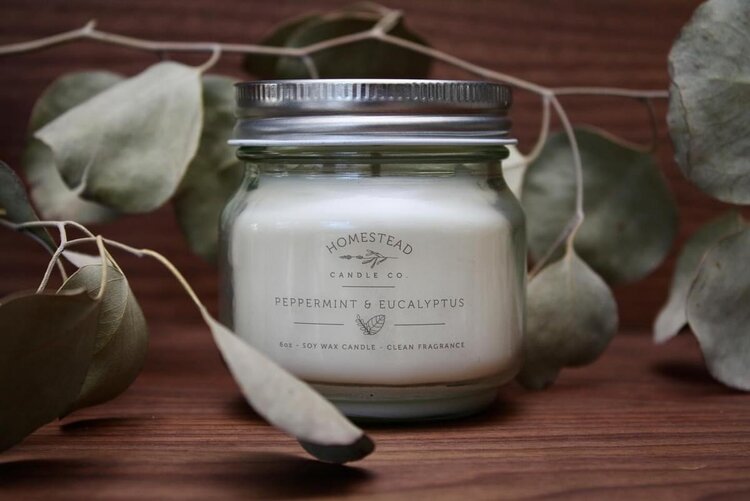 Homestead Candle Co. Homestead Candle Co. P.Mint & Euc | 6 oz