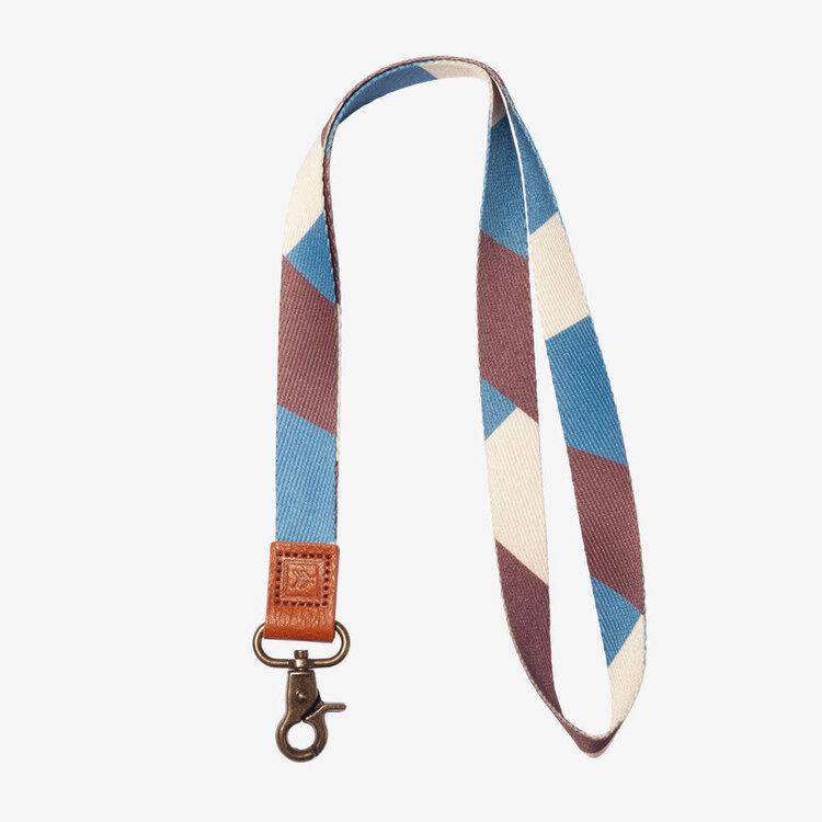 Thread Thread Neck Lanyard | Fine Line Blue