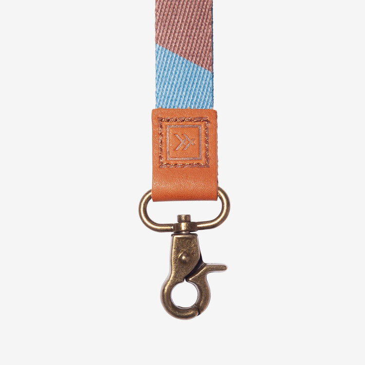 Thread Thread Neck Lanyard | Fine Line Blue