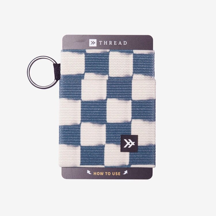 Thread Elastic Wallet | Faded Check