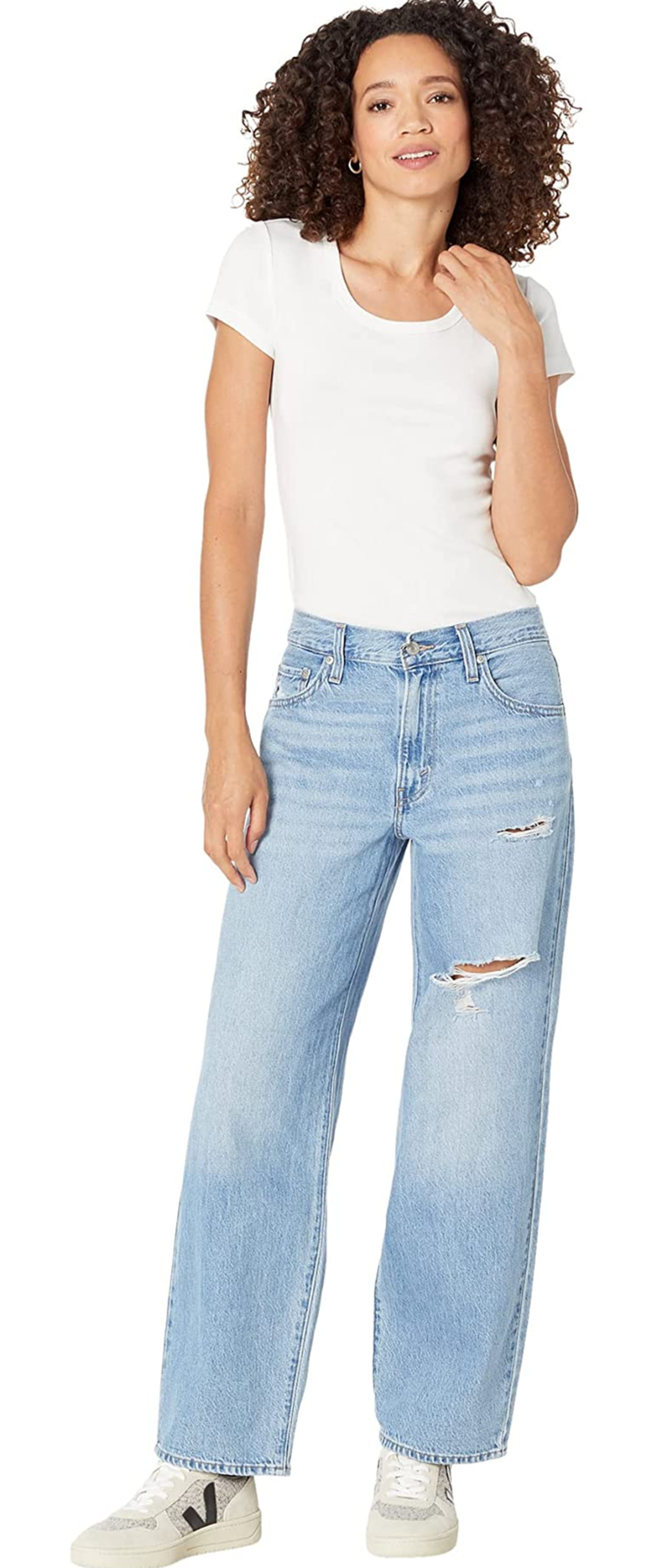 Levi's Baggy Dad | In The Middle With Damage - Shop Now - The