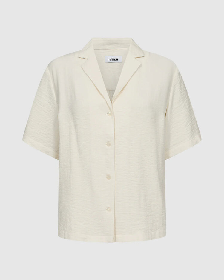 Minimum Karenlouise Short Sleeved Shirt | Coco Milk