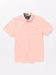 Volcom Volcom Everett Oxford Short Sleeve Shirt | Salmon