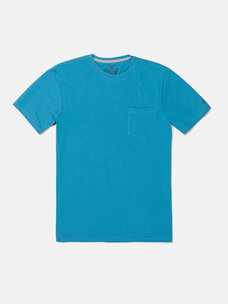 Volcom Volcom Solid Short Sleeve Pocket Tee | Tidal Blue