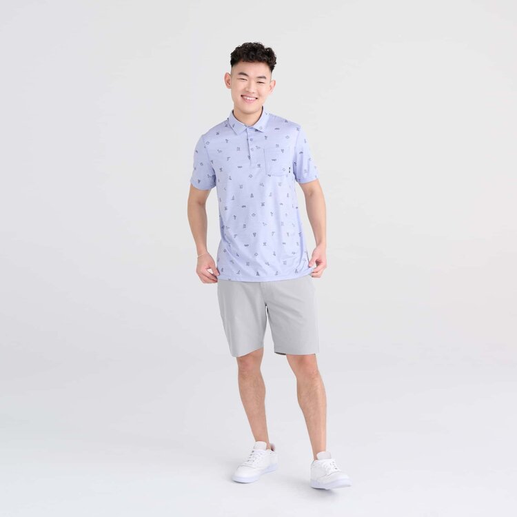 Saxx Go To Town 2N1 Short 9" | Alloy