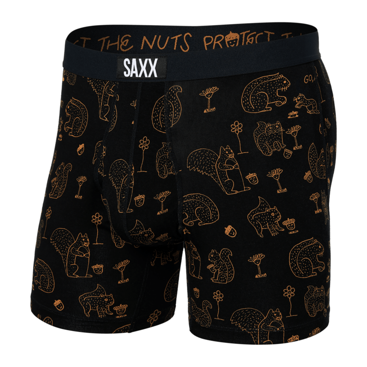 Saxx Saxx Ultra Super Soft Boxer Brief Fly | Protect The Nuts - Black