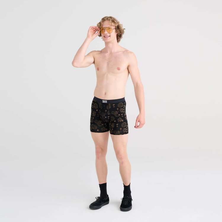 Saxx Saxx Ultra Super Soft Boxer Brief Fly | Protect The Nuts - Black