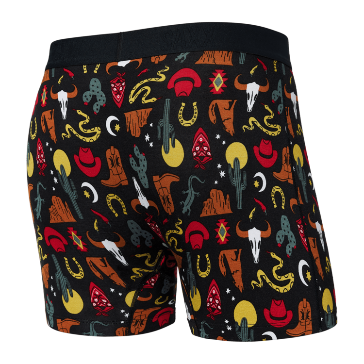 Saxx Saxx Vibe Super Soft Boxer Brief | Desert Daze - Faded Black