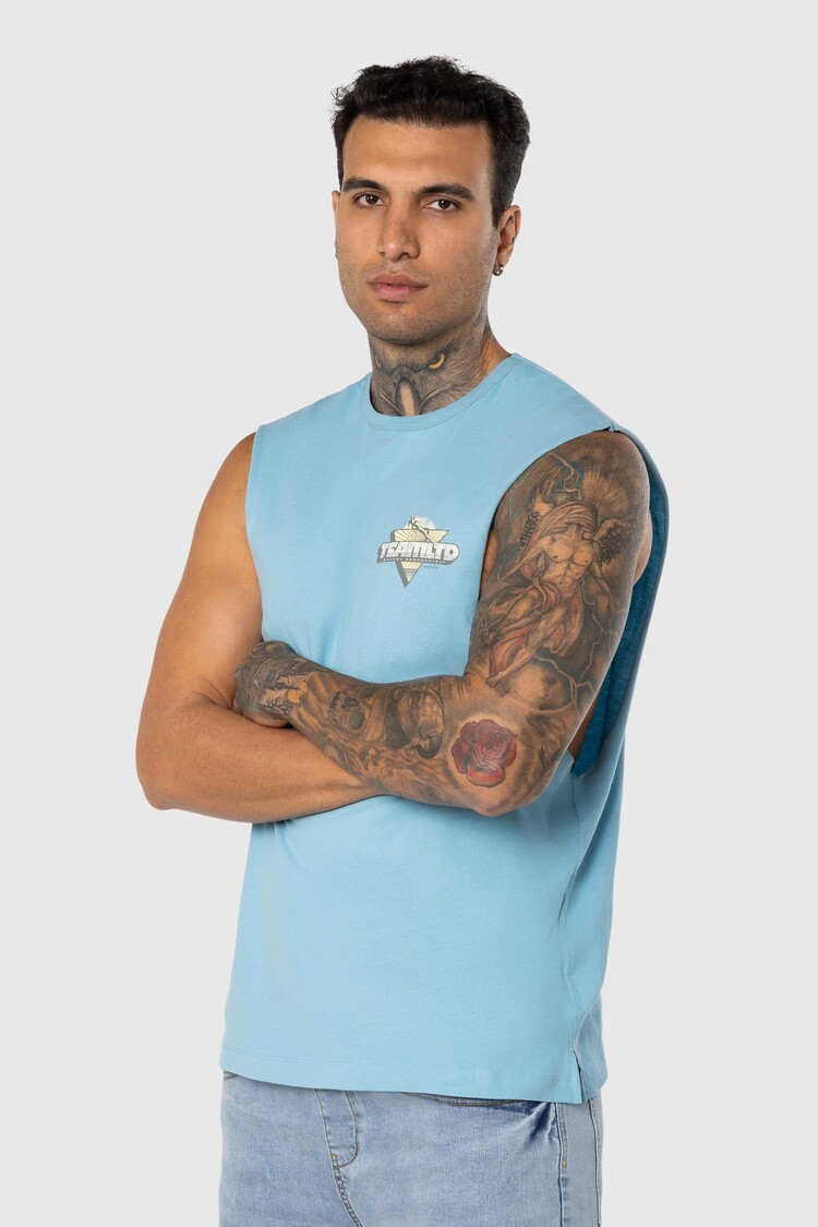 TEAMLTD TEAMLTD Sun Tan Aussie Tank | Light Blue