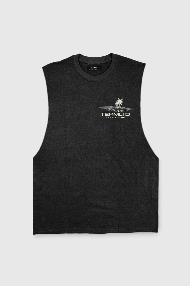 TEAMLTD TEAMLTD Tennis Aussie Tank | Black Wash