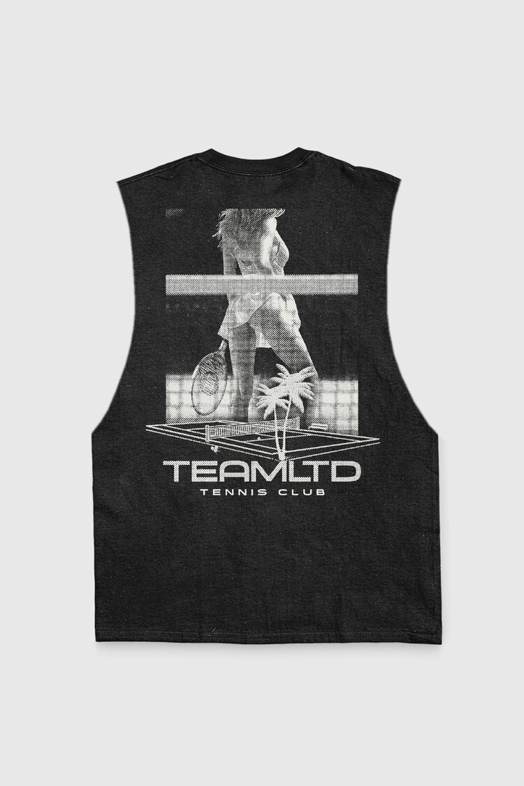 TEAMLTD TEAMLTD Tennis Aussie Tank | Black Wash