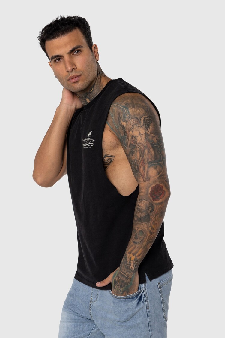 TEAMLTD TEAMLTD Tennis Aussie Tank | Black Wash