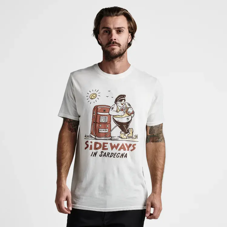 Roark Roark Sideways In Sardegna T-Shirt | Off White