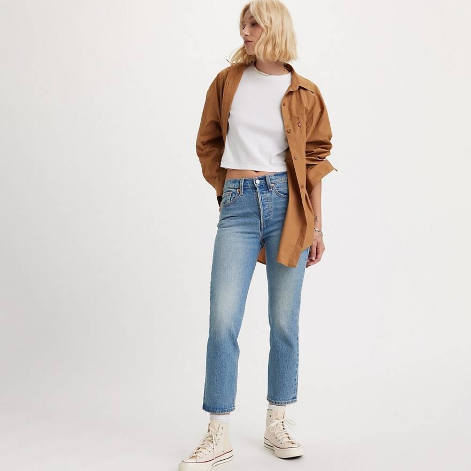 Levi s Wedgie Straight Jeans Calling All Blues Shop Now The Choice Shop