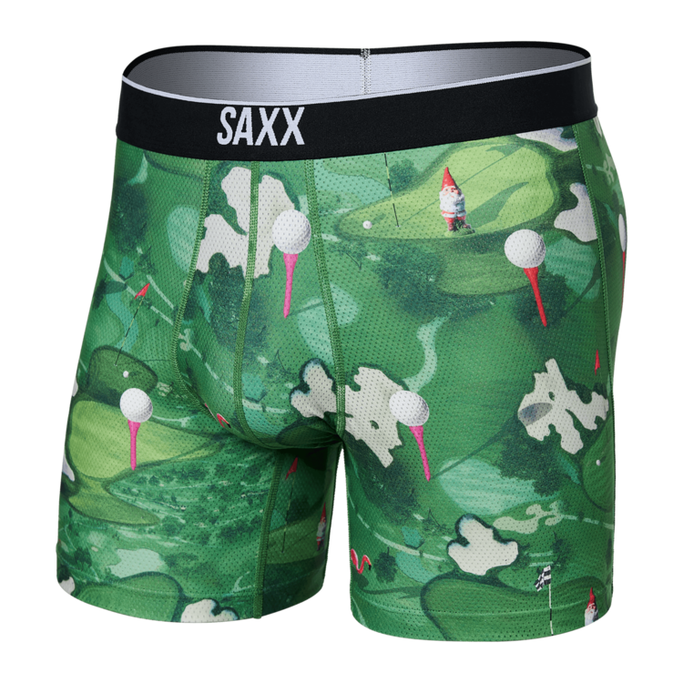 Saxx Saxx Volt Breathable Mesh Boxer Brief | Off Course- Green