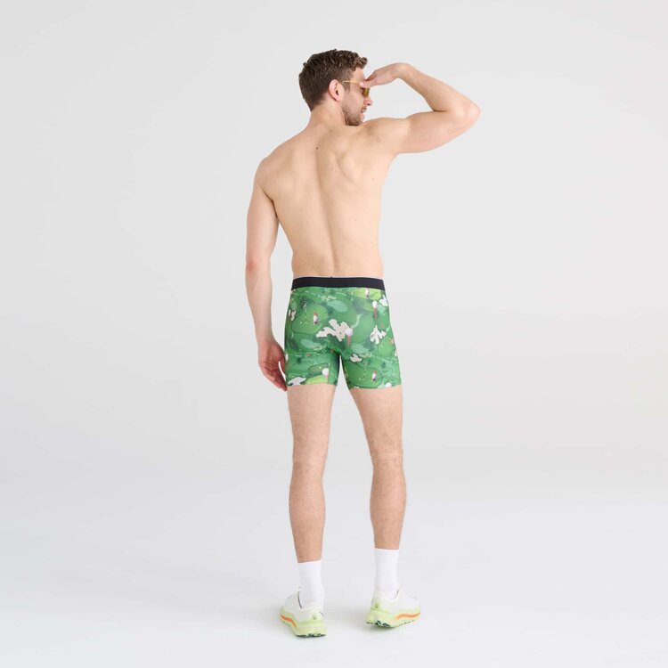 Saxx Saxx Volt Breathable Mesh Boxer Brief | Off Course- Green