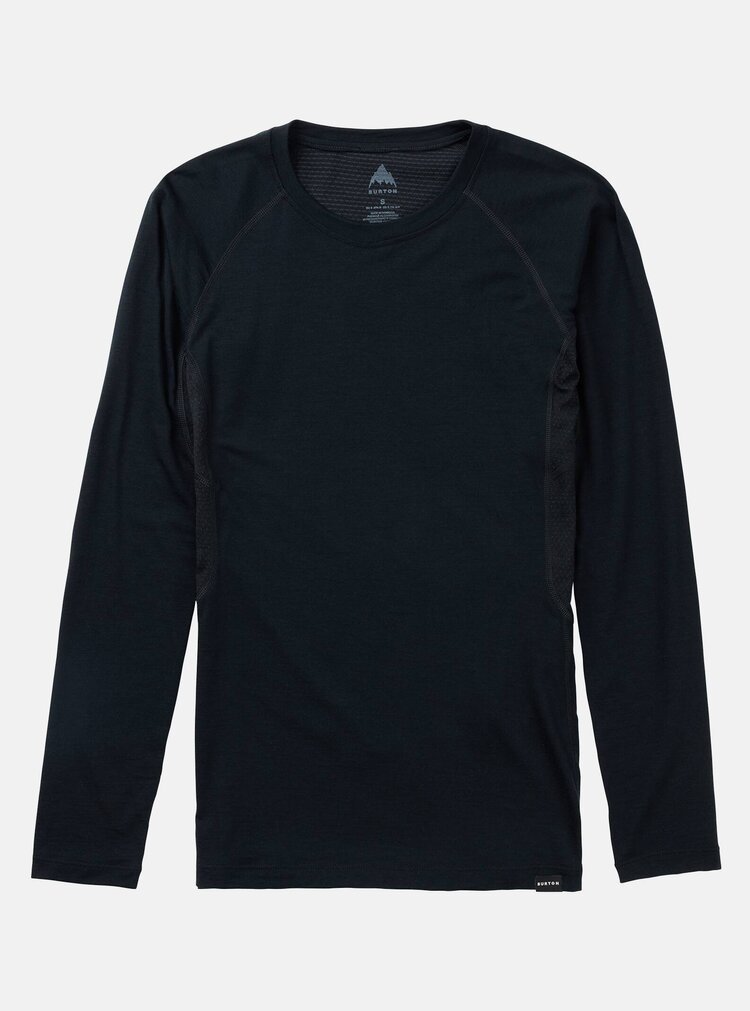 Burton Women's Phayse Merino Base Layer Crewneck | True Black