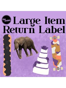 Shipping Large Item Return Label