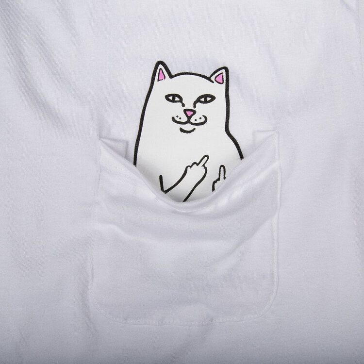 Ripndip Ripndip Lord Nermal Pocket Tee | White