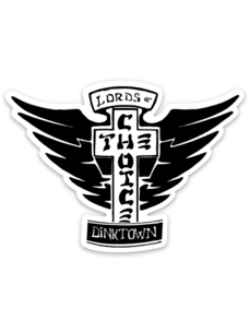 The Choice Shop Lords of Dinktown Sticker | 3 1/2" x 2 1/2"