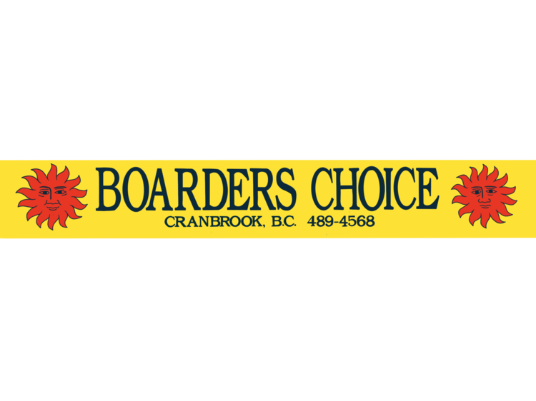 The Choice Shop The Choice Shop '96 Sun Bar Sticker | 4" X 3/4"