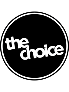 The Choice Shop Circle Logo Sticker | 1 3/8" x 1 3/8 "