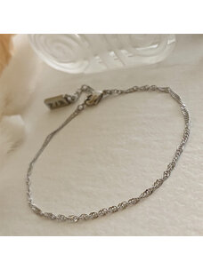 Pika & Bear Pika & Bear DNA Intricate Chain Bracelet | Silver