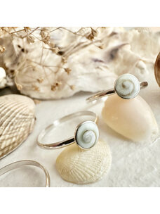 Pika & Bear Pika & Bear Kapa'a Shell Ring | Sterling Silver