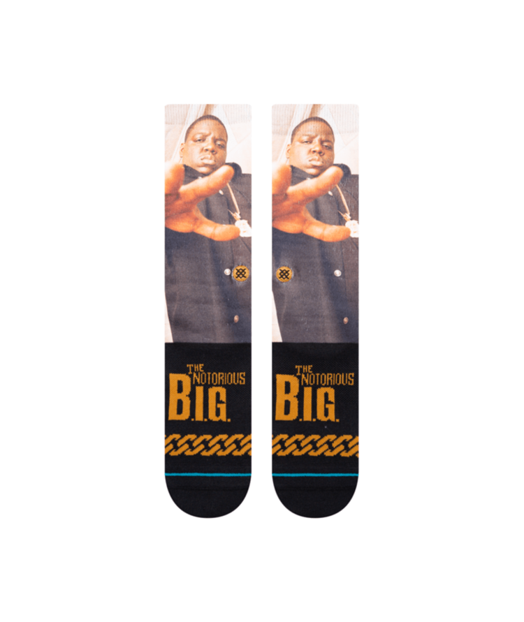 Stance Stance Biggie The King Of New York Crew Socks | Black
