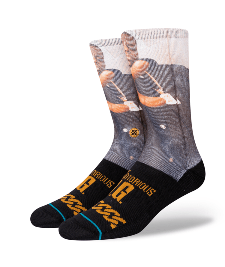 Stance Stance Biggie The King Of New York Crew Socks | Black
