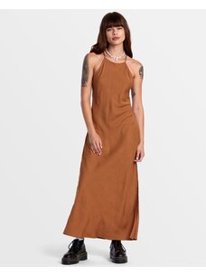 RVCA Exile Midi Sun Dress | Camel