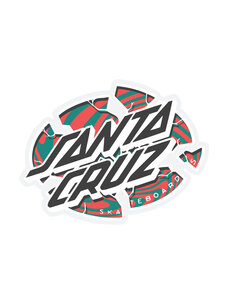 Santa Cruz Stickers Warp Broken Dot 5"