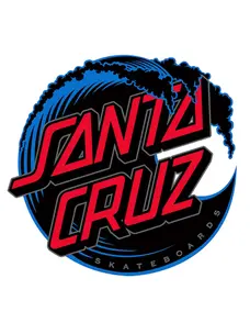 Santa Cruz Santa Cruz Stickers Vacant Wave Dot 4"