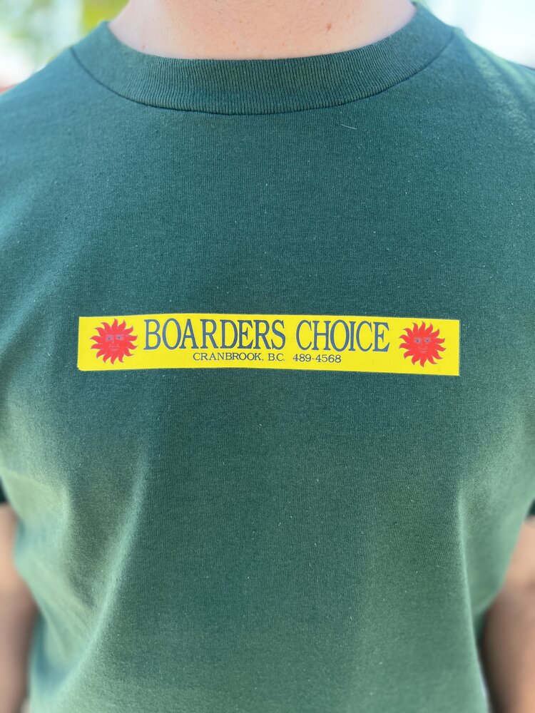 The Choice Shop Sun Bar Logo T-Shirt | Green