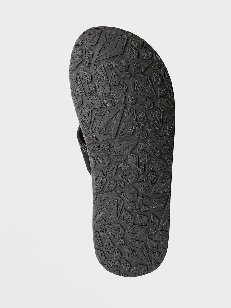 Volcom Recliner Big Youth Sandals | Black White