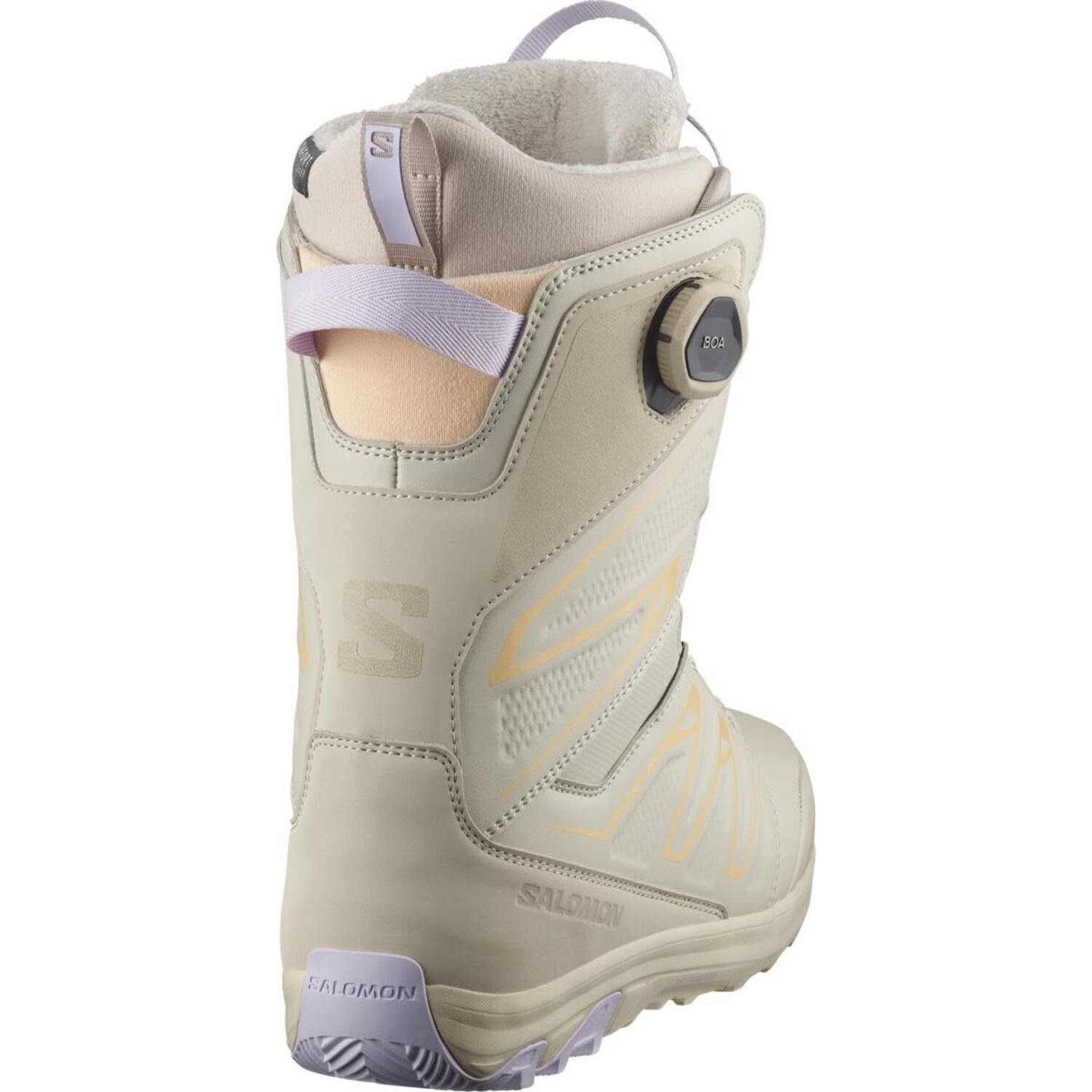 Salomon Ivy BOA SJ スノーボードブーツ ベージュ Salomon Ivy BOA® SJ Boot 2026 – Premium Heel Hold & All-Mountain