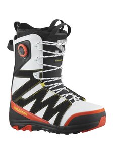 Salomon Salomon X Approach Lace SJ Boa Torment Snowboard Boots | White / Cherry Tomato / Black | 2025