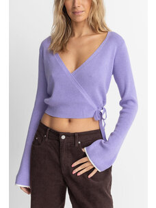 Rhythm Ballet Wrap Top | Lavender
