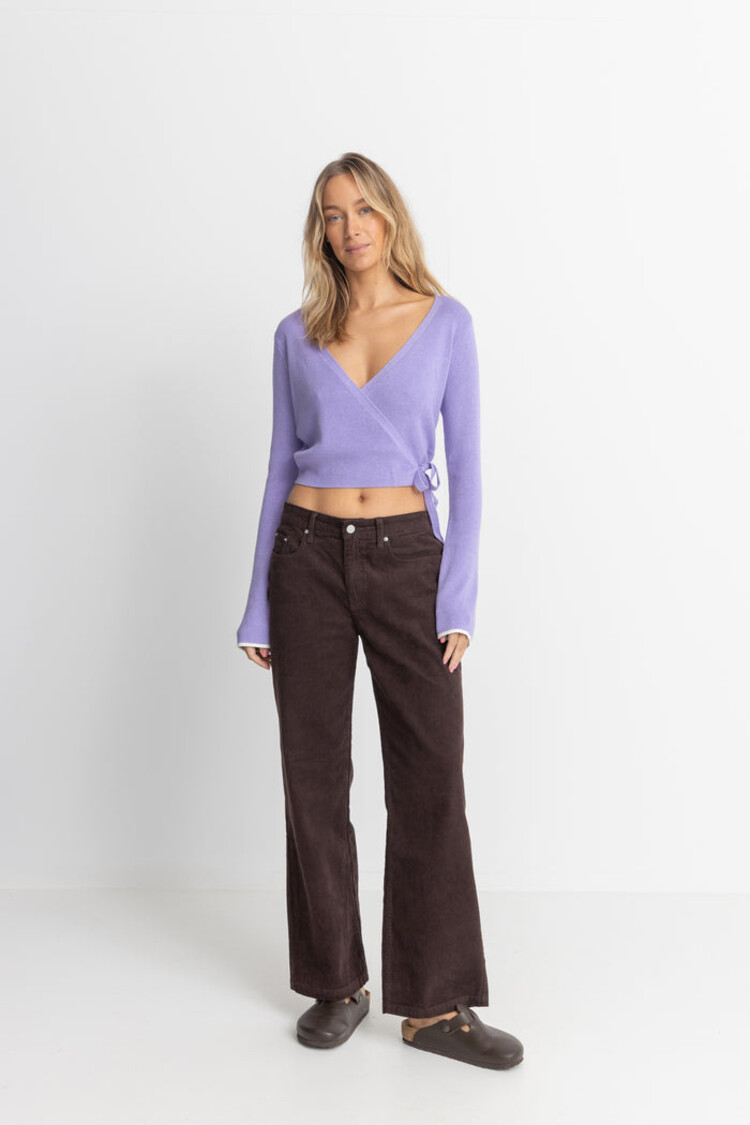 Rhythm Ballet Wrap Top | Lavender